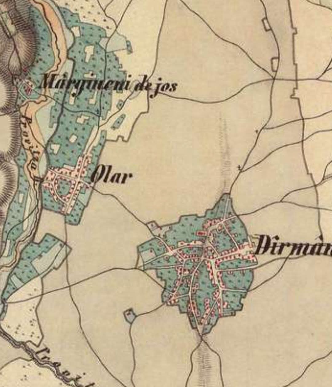 Harta Mărginenii de Sus